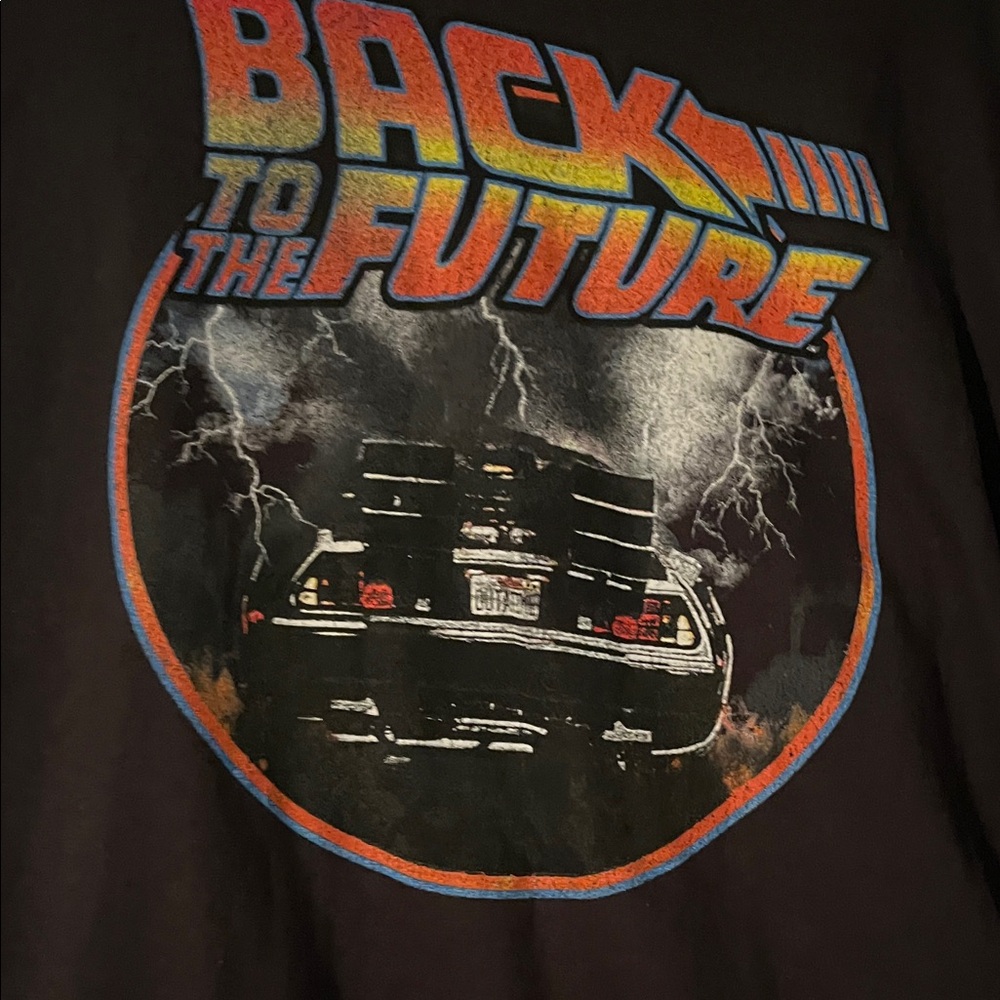 Back to the Future Black Graphic Tee - Picture 3 of 4
